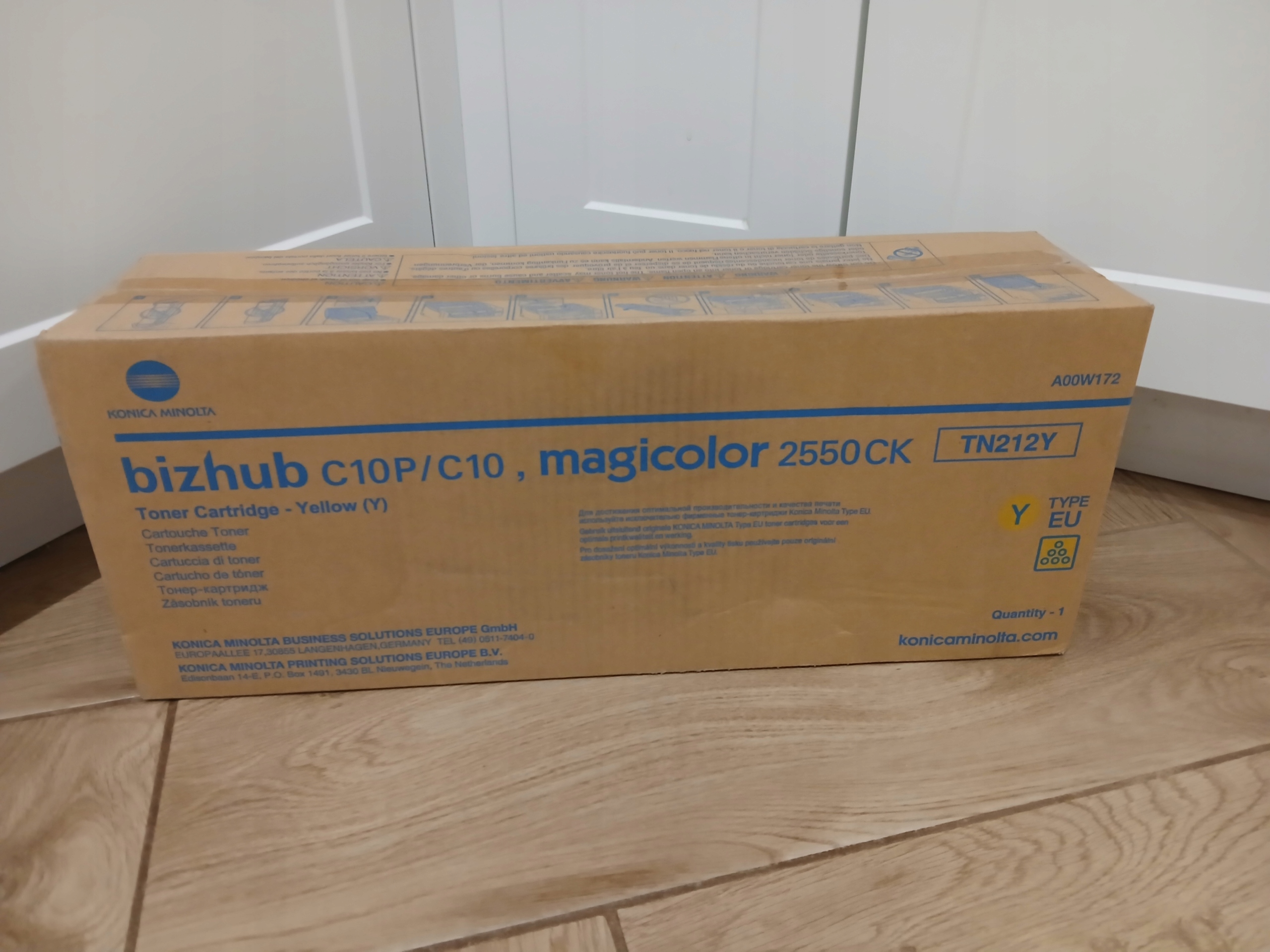 Toner Konica Minolta TN212Y Yellow A00W172 Originál C10P C10