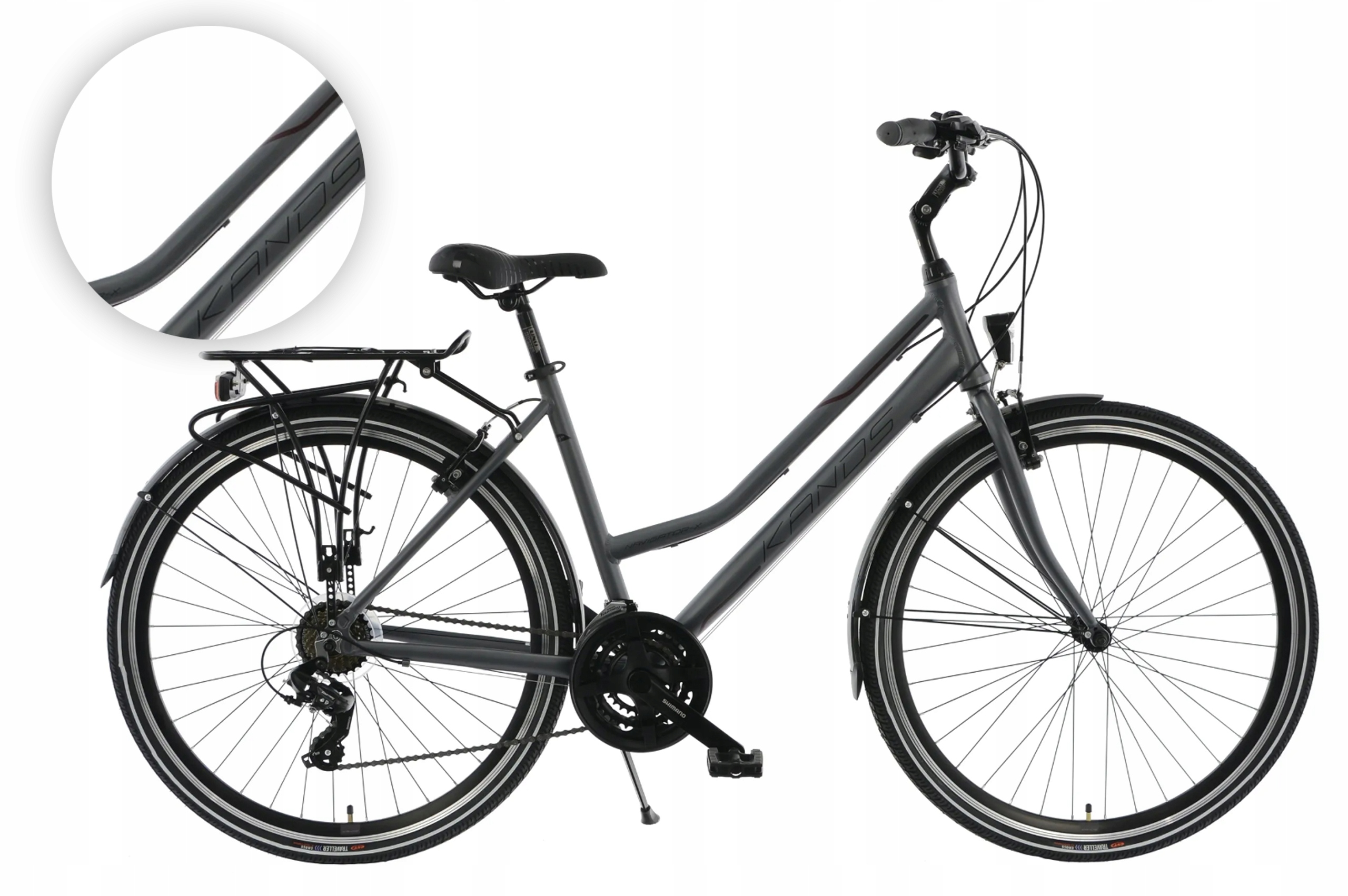 Rower Trekkingowy 28" Kands Navigator-x rama 17" grafitowy R23