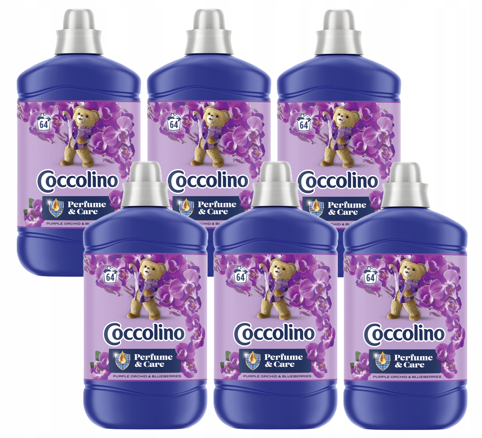 Płyn do płukania Coccolino Purple Orchid & Blueberries 6x1,6L
