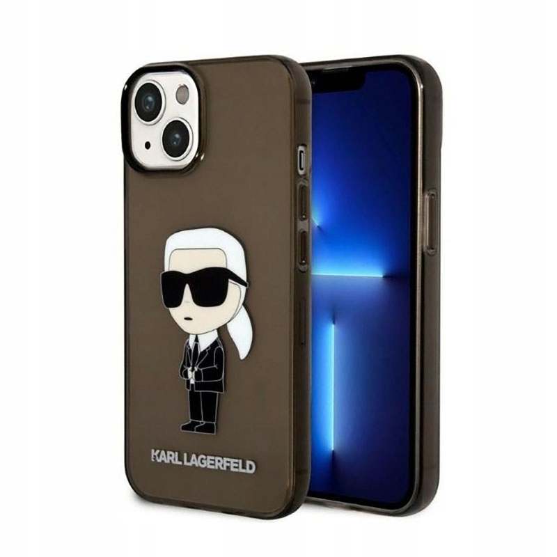 Karl Lagerfeld IML Nft Ikonik Pouzdro pro iPhone 14 Plus (černé)