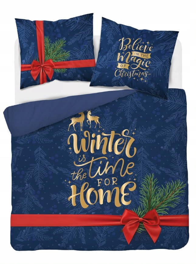 

Pościel Świąteczna 220X200 Holland Winter Renifer