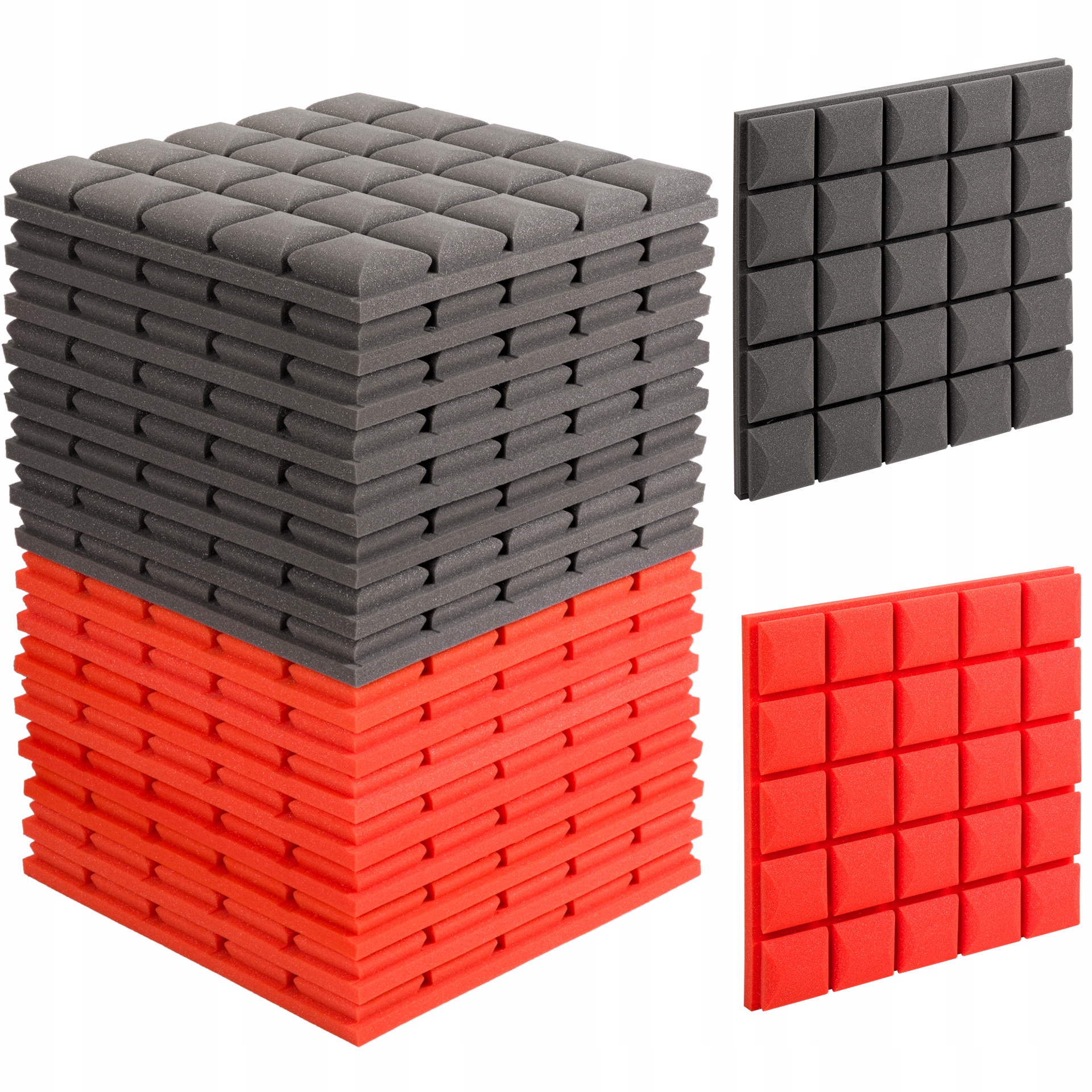 Odhlučniaca pena do detskej izby, akustický absorbér, konvexná