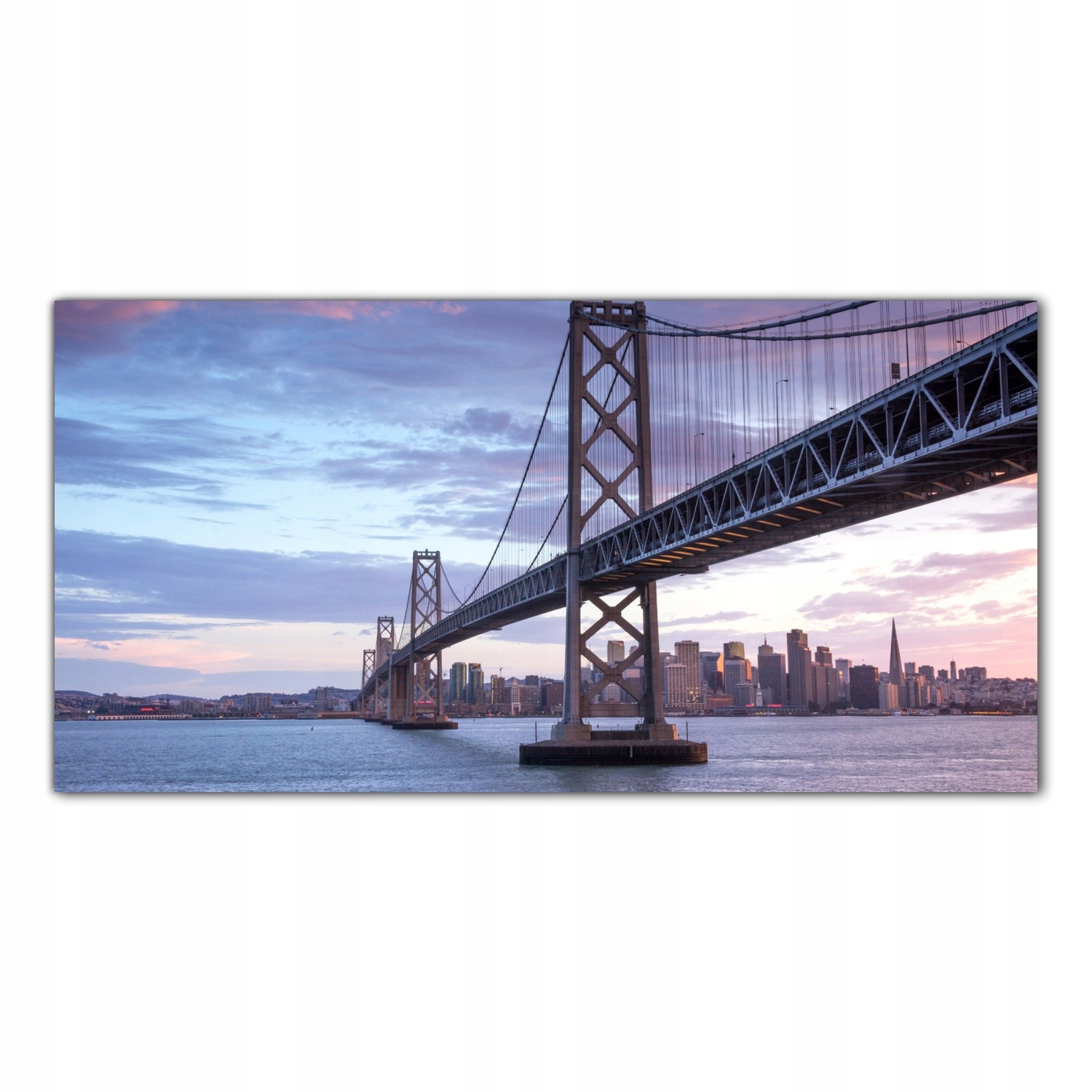 

Hartowany Obraz Szklany Most Zachód Słońca 140x70