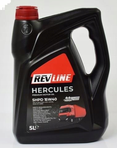 Olej Revline Hercules Shpd 15W40 5L Acea: E7, A3/B4; Cat ECF-1A; Volvo VDS-3