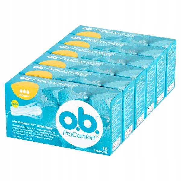

Tampony O.b. ProComfort Normal Ob Zestaw 96 sztuk