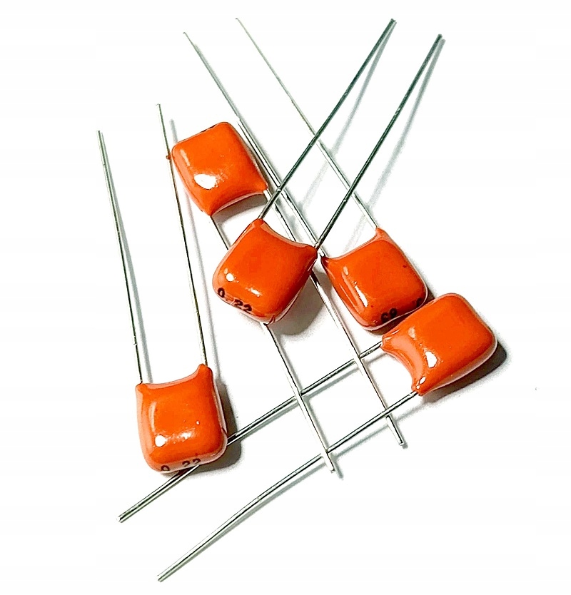 KONDENSATOR 220nf/63V MKT 5-SZTUK PILKOR 5%