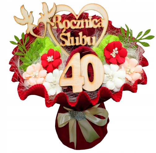 

Bukiet z ręczników na Rocznicę Ślubu 30 40