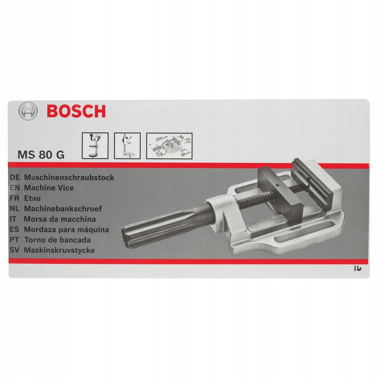 Bosch Profesional Imadło Ms 80 G 100 mm, 80 mm, Marka Bosch