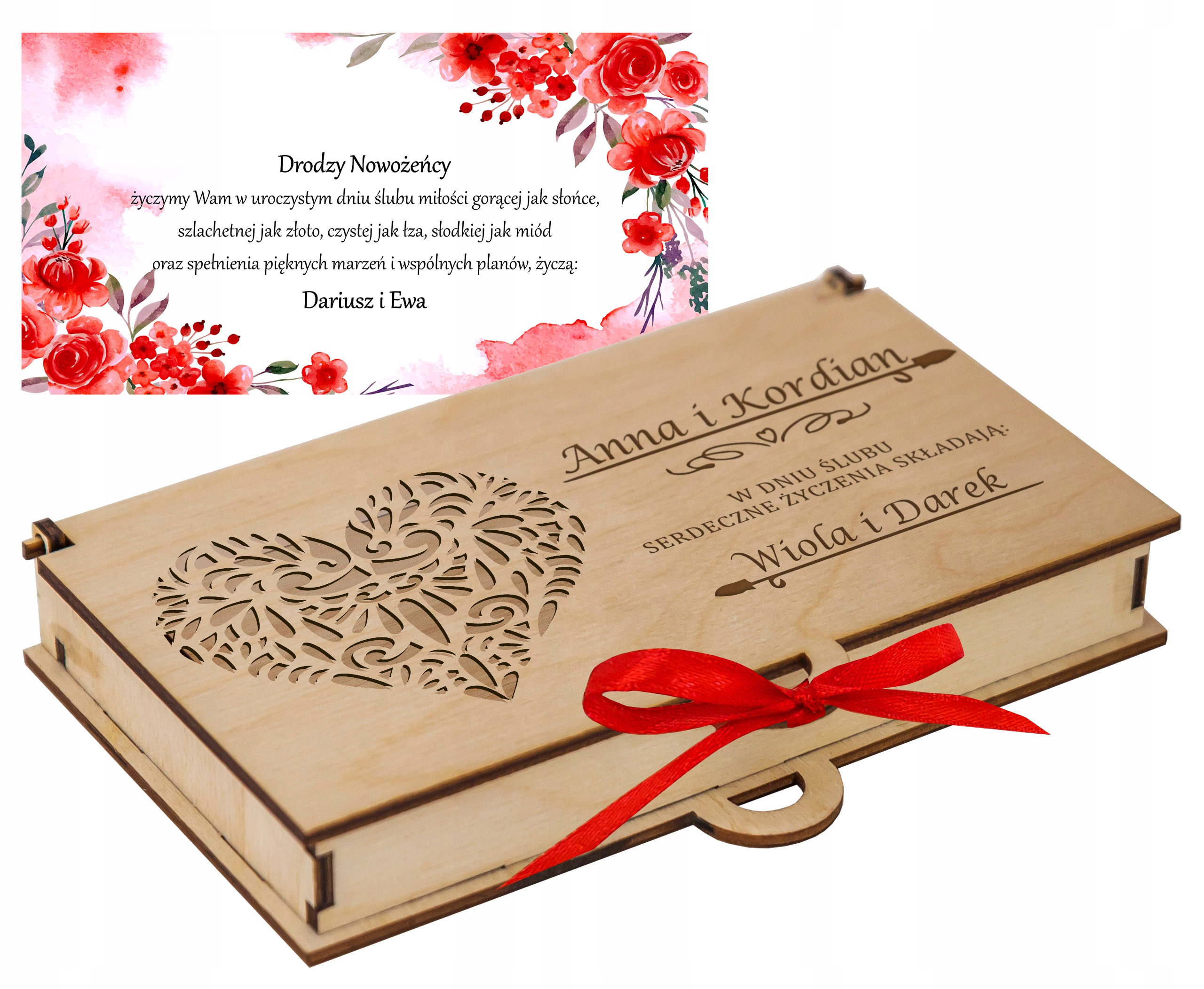 

Pudełko Drewniane Na Pieniądze Ślub Wesele