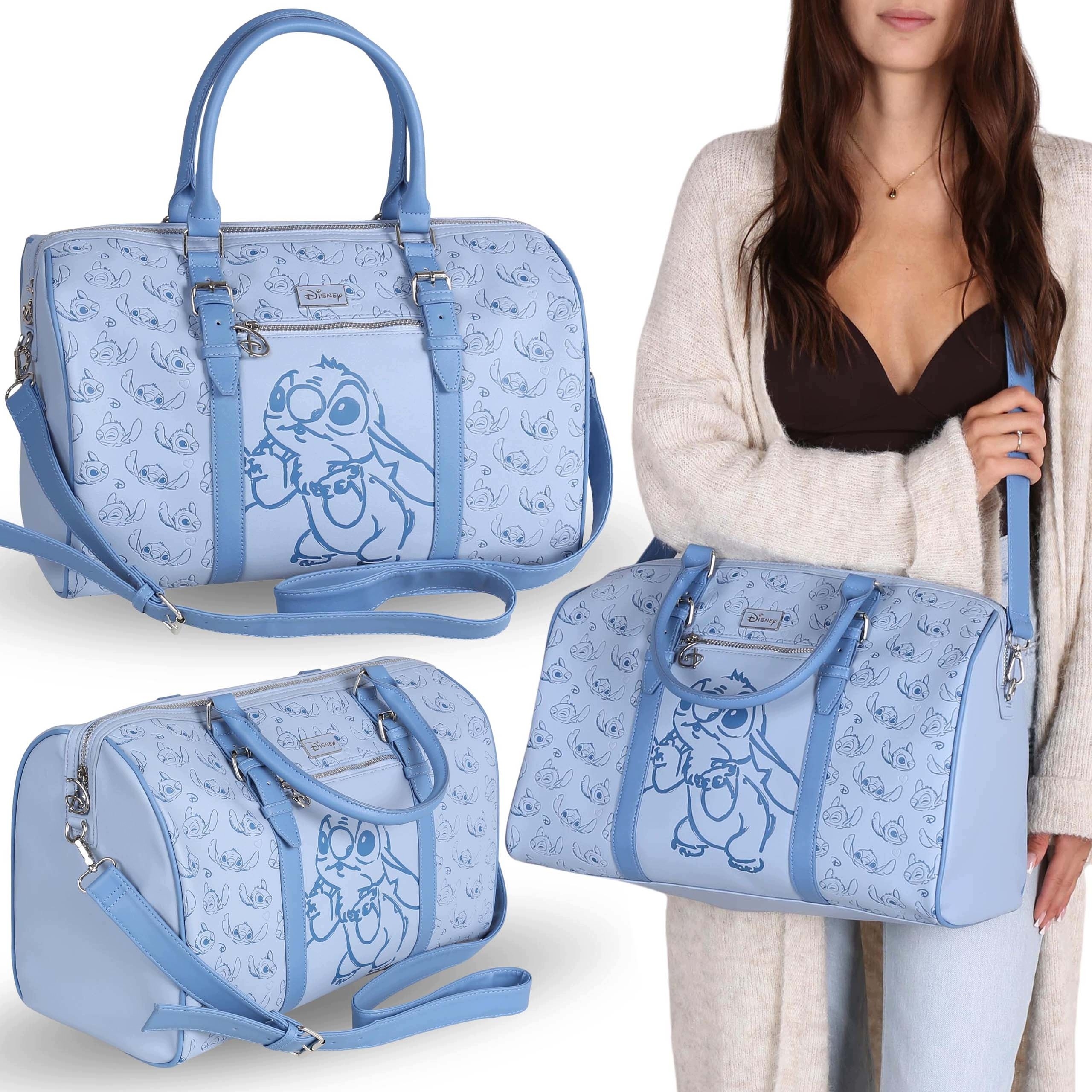 Disney Stitch Młodzieżowa torba podróżna torba turystyczna, Bagaż Podręczny