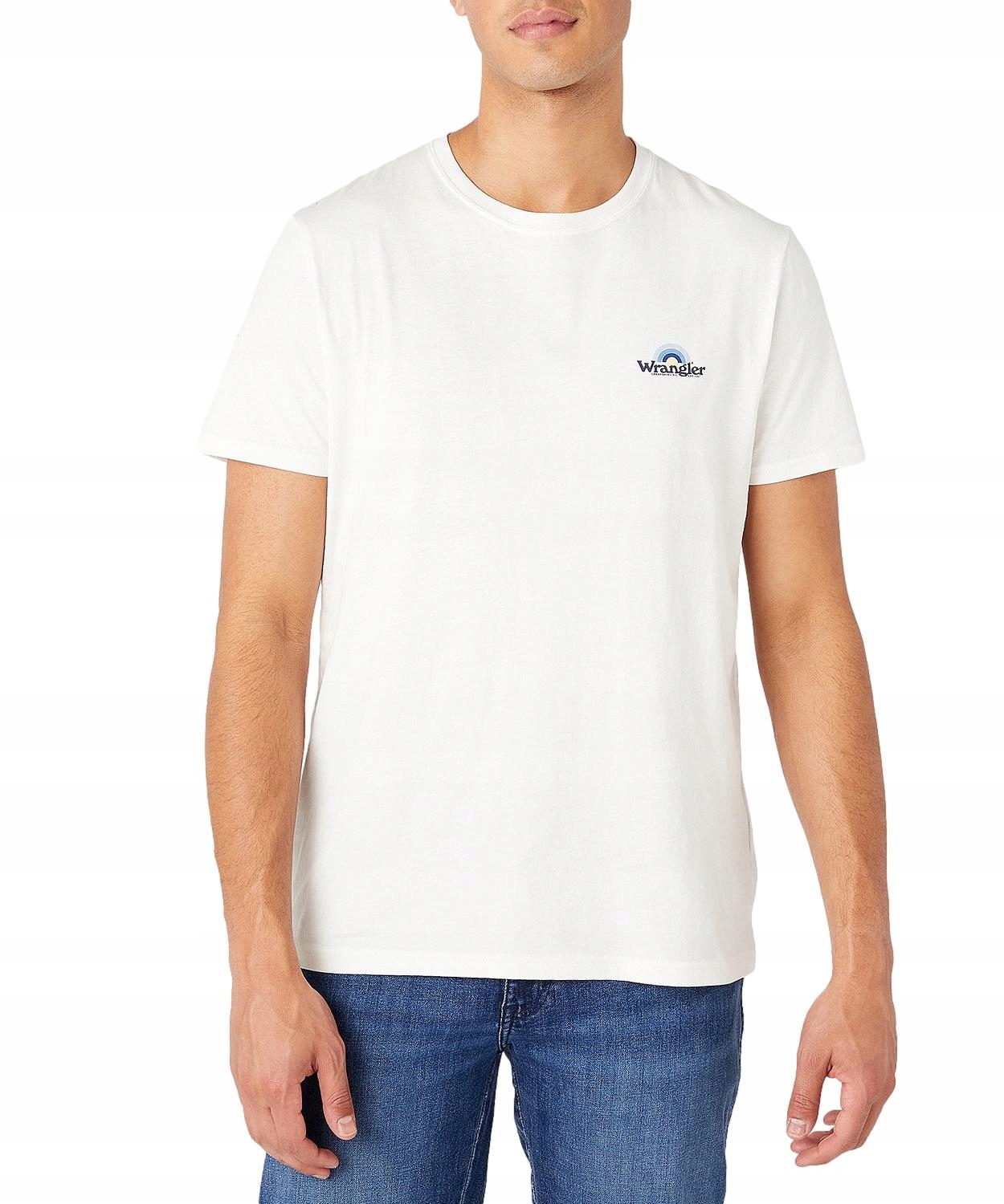 

Koszulka Wrangler Rainbow Tee W7E6D3737 White L