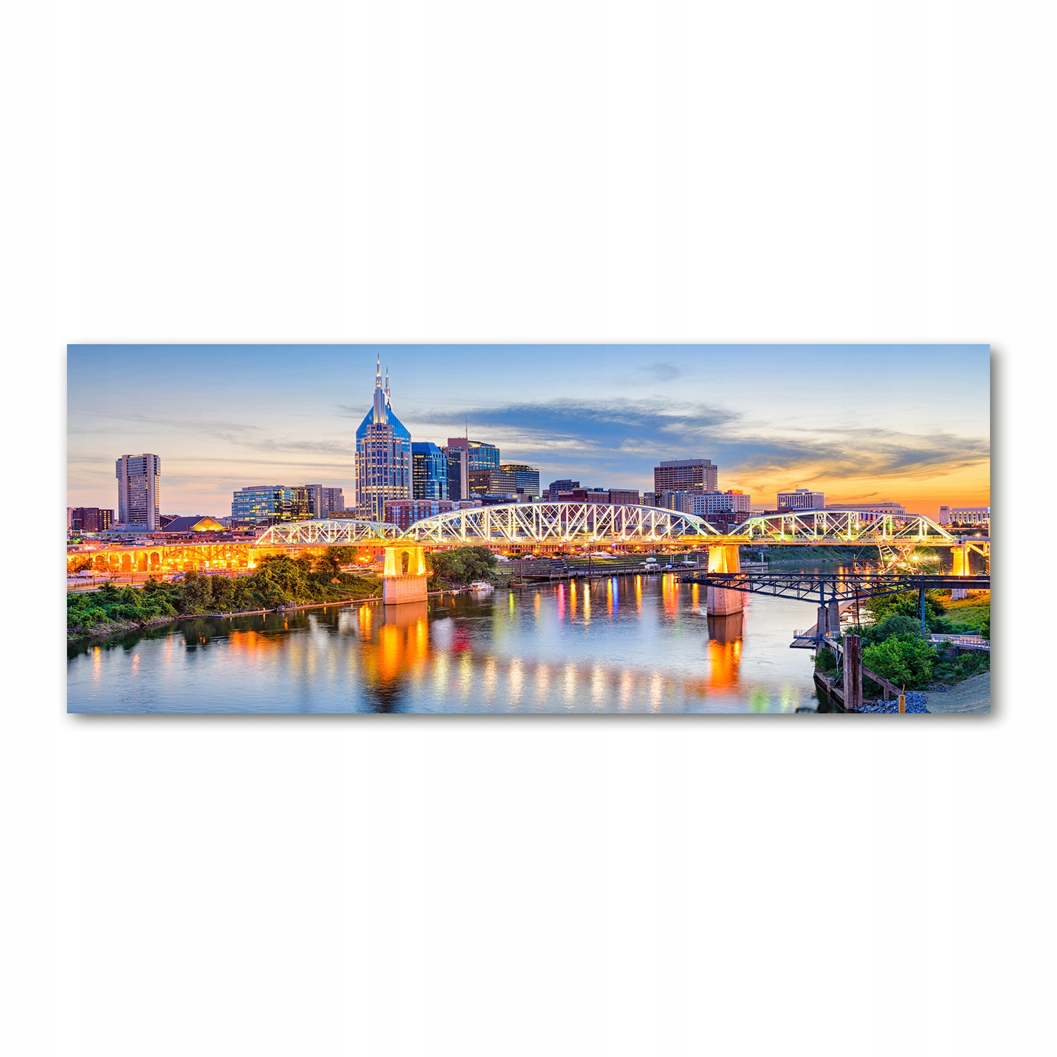

Foto obraz szkło akryl Most Tennessee Usa 125x50cm