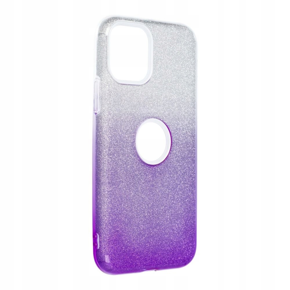 Futerał Shining do Iphone 11 Pro transparentny fioletowy