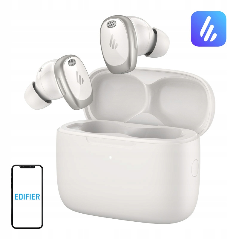 Edifier Neodots Tws Bezdrôtové Slúchadlá Anc Biele 5.4 Bluetooth