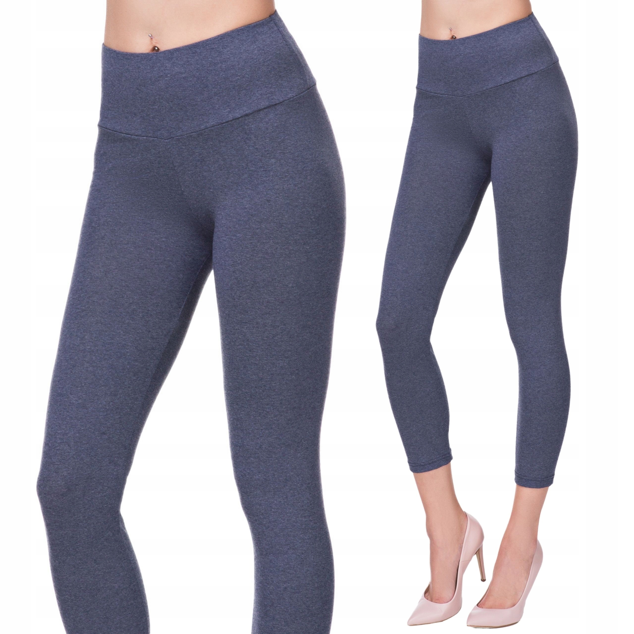 

Damskie Legginsy 3/4 Rybaczki Z Wysokim Stanem 2XL