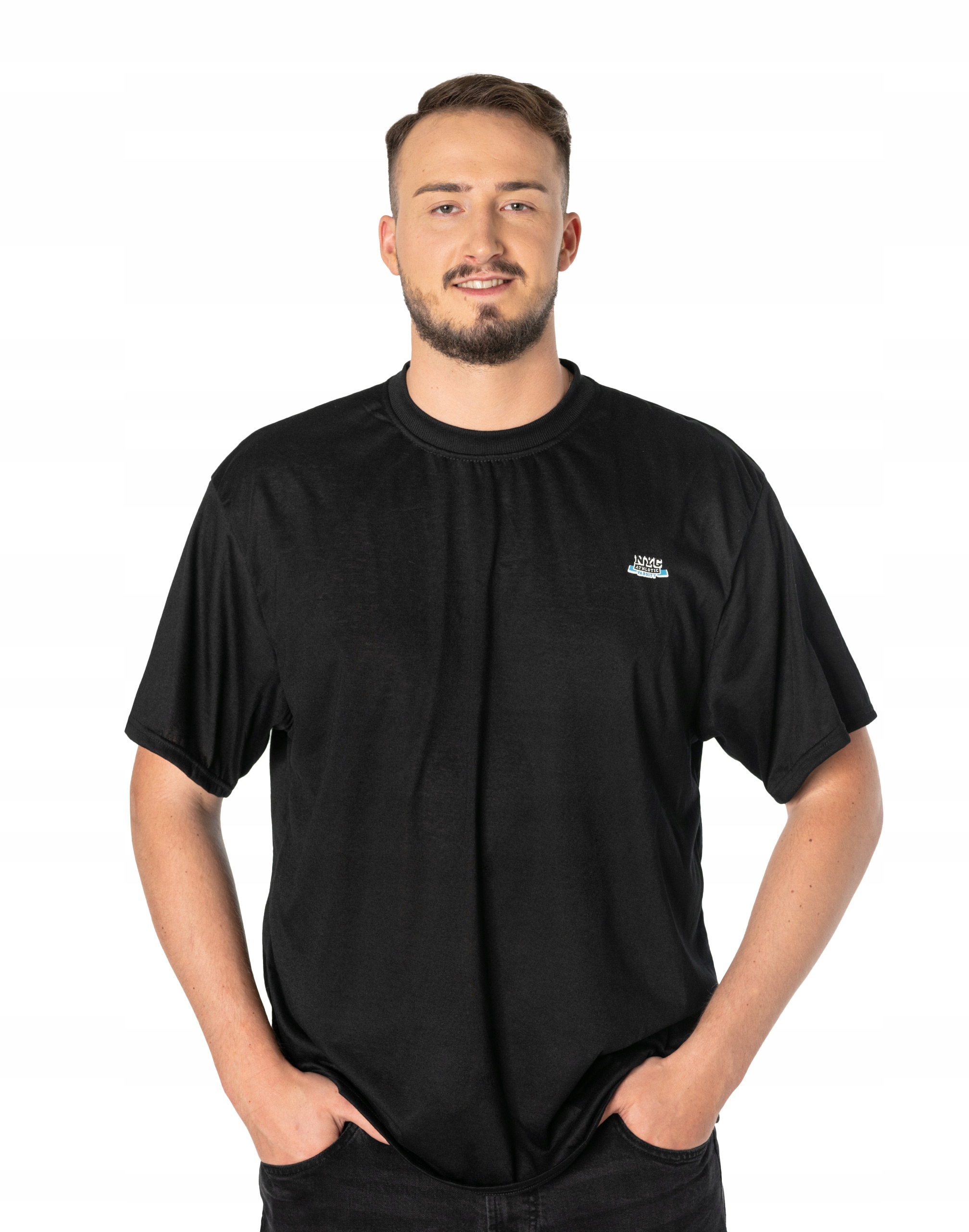 

Duży Podkoszulek T-shirt Koszulka Męska 043-02 6XL