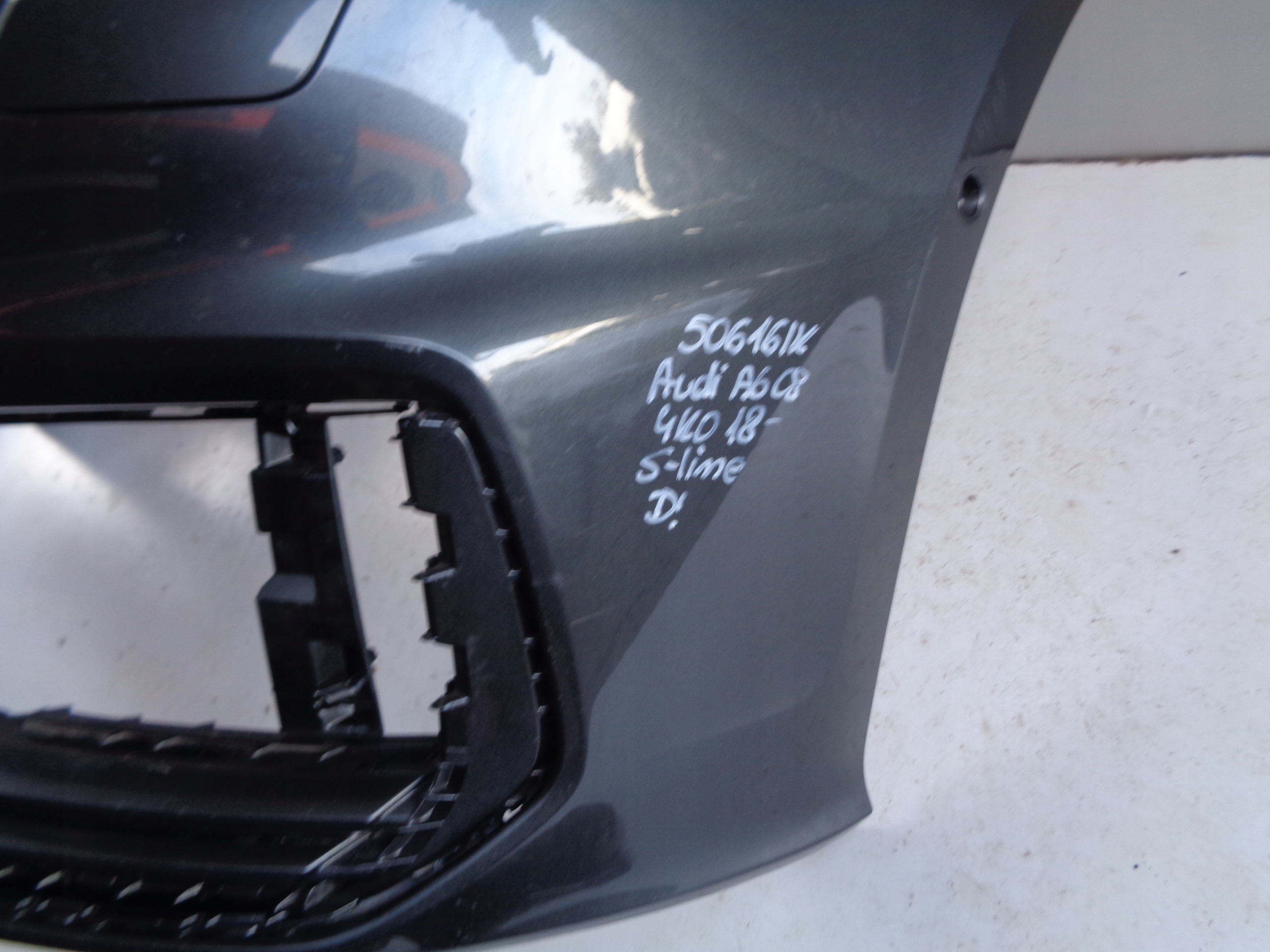 front bumper AUDI A6 C8 4K 4K0 18- S-LINE NR 50616