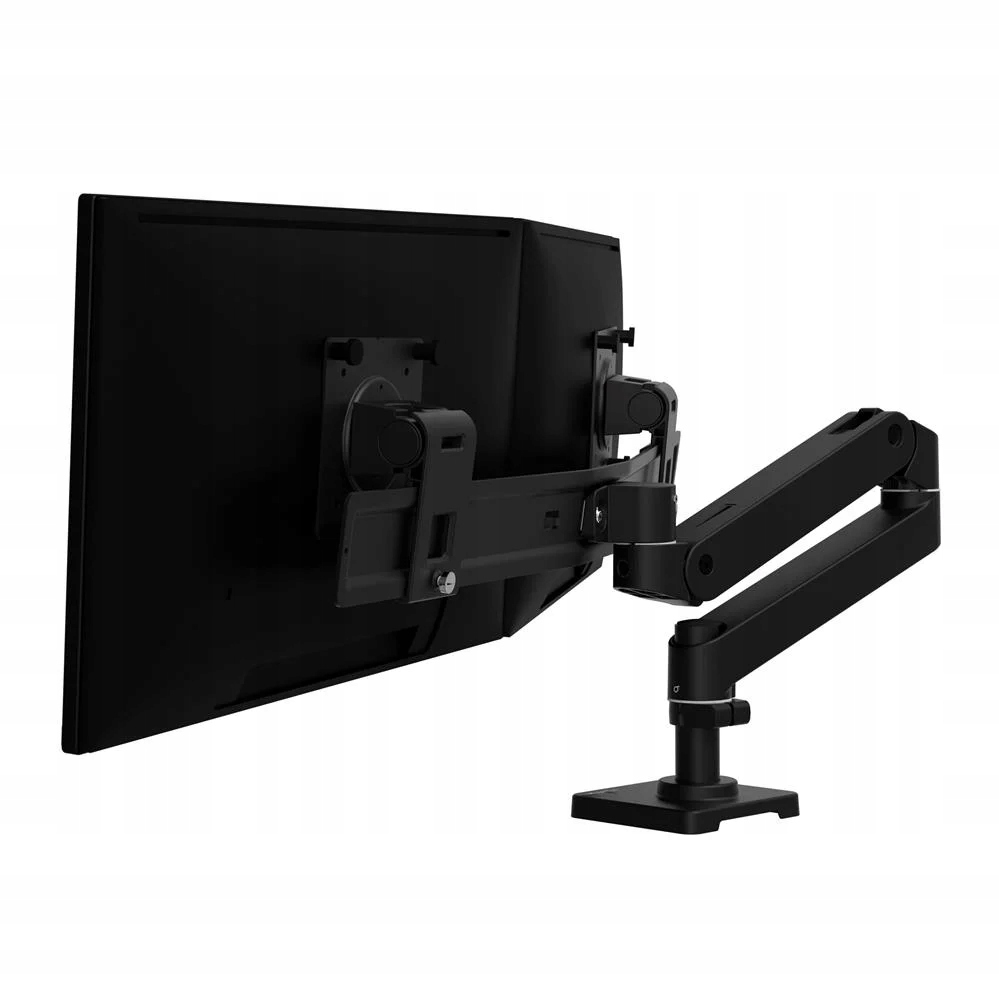 Ergotron LX Pro nastavitelný, silný stolní držák pro dva monitory, černý