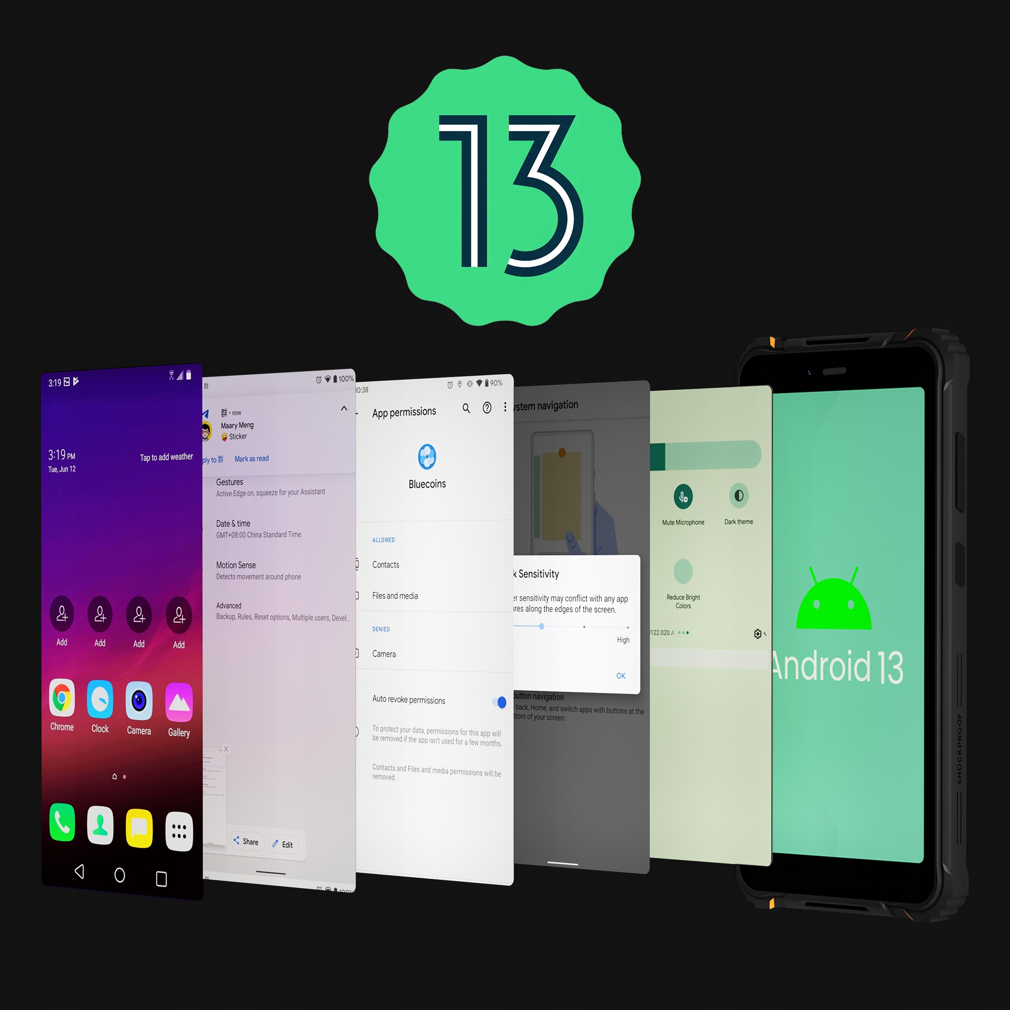 Smartphone HOTWAV T5 Max 4/64GB 6050mAh 13MP NFC Model telefonu jiné modely