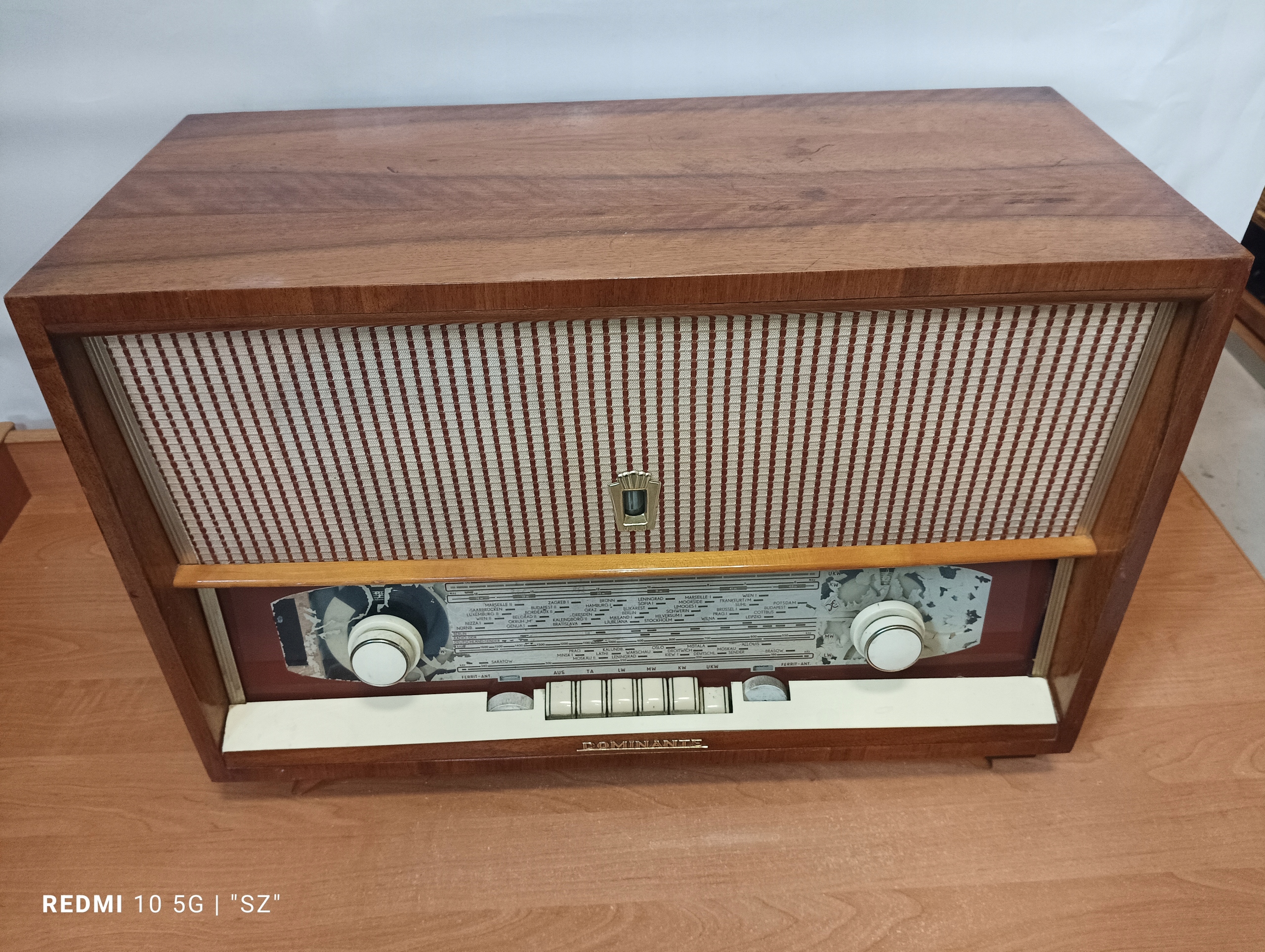 DOMINANTE WF2n - TYP 1132 - NR 61376 - ROK 1957 - RADIO LAMPOWE - NSP. -NCZ