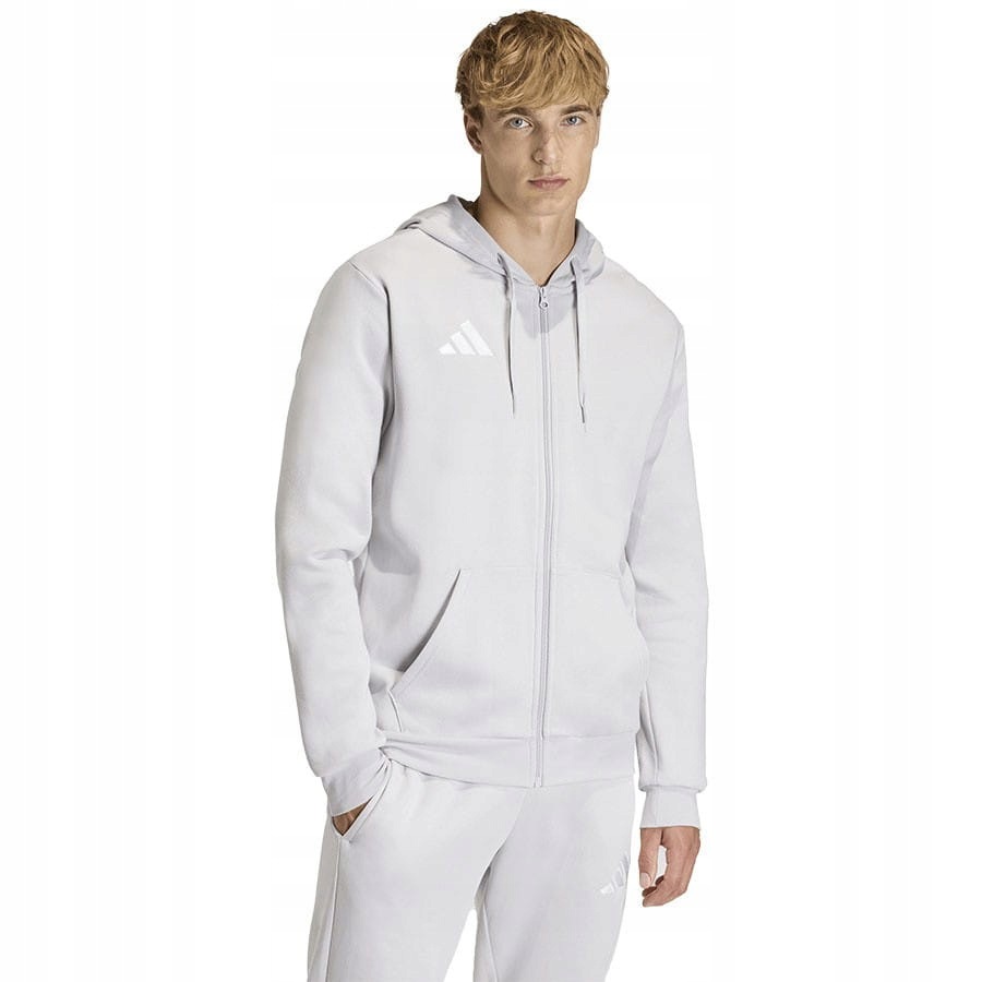 Bluza adidas Entrada 26 Full Zip Hoody KF5947 Szary, XXL