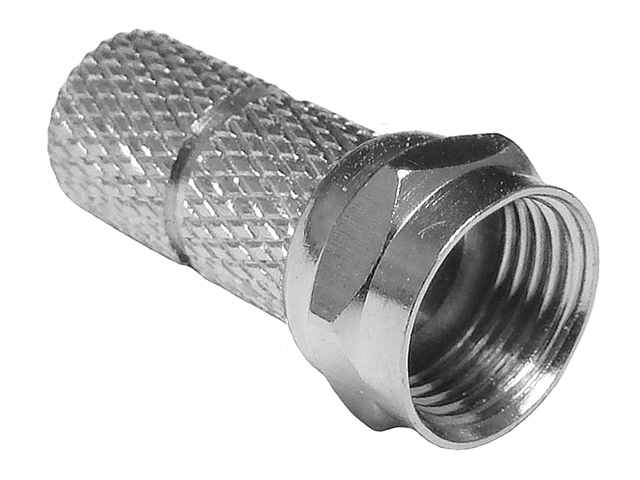 

Wtyk antenowy F 75Ohm nakręcany 5.5/22mm 10szt
