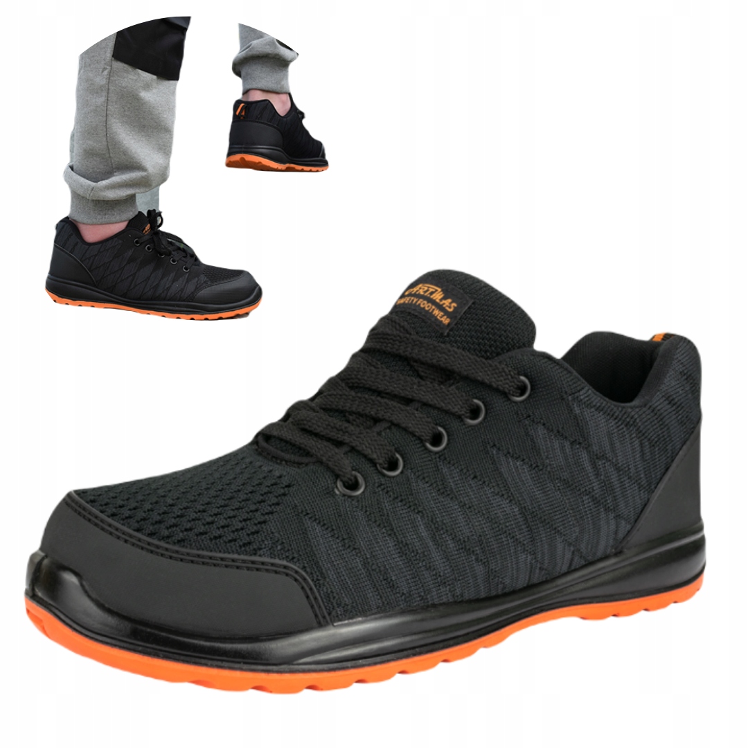 Buty robocze męskie letnie z noskiem lekkie oddychające Bhp r. 44