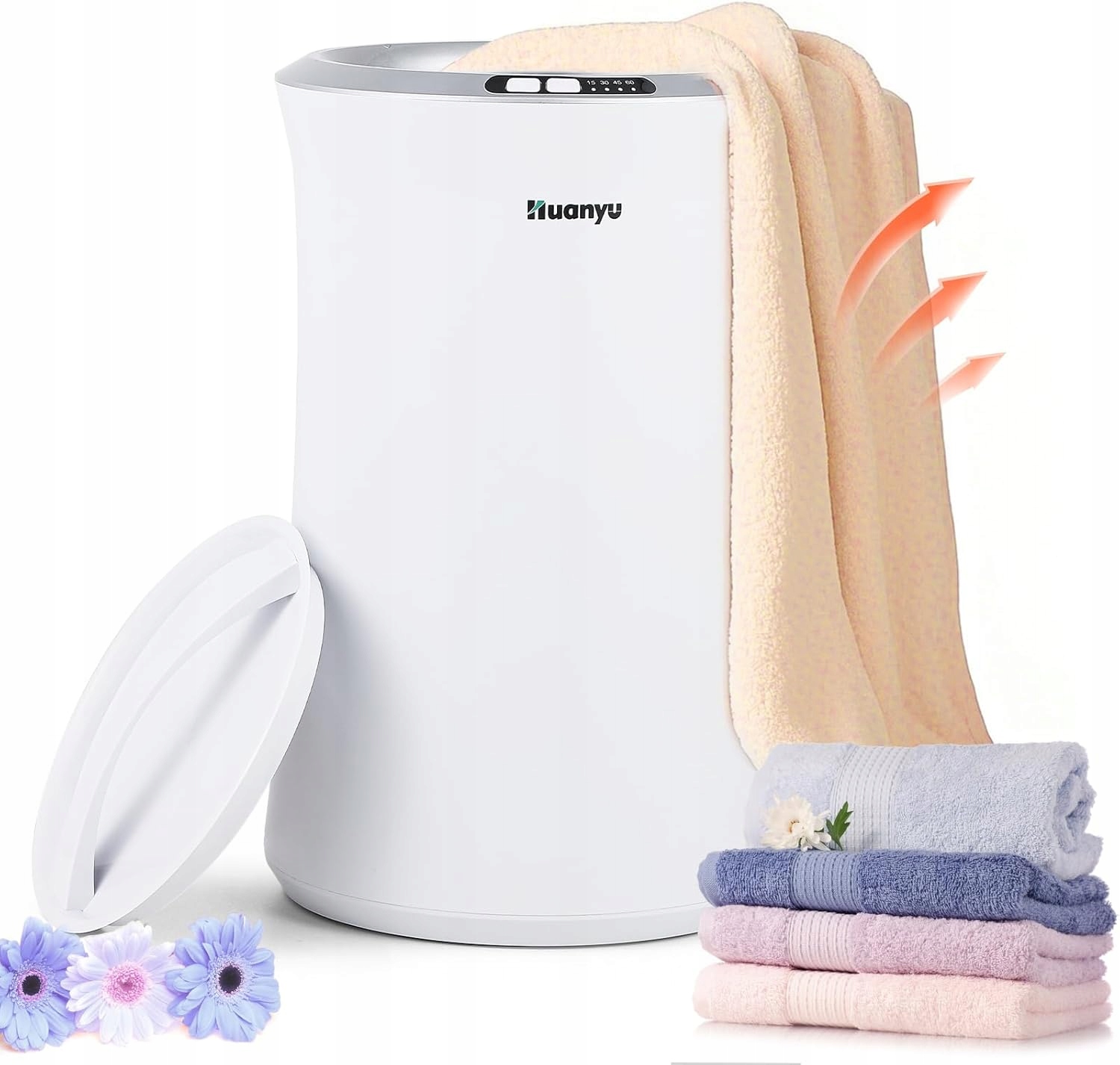Luxusní ohřívač ručníků Huanyu 22L s regulátorem času