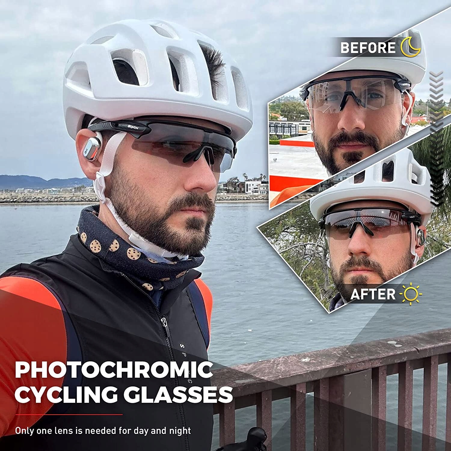 FOTOCHROMOWE OKULARY ROWEROWE OKULARY JEŹDZIECKIE MTB EAN (GTIN) 711696402022