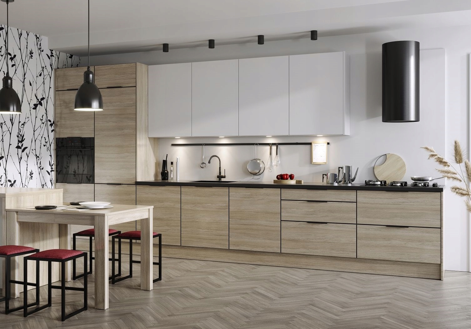 KAM Mono K2 Dąb Arlington BLACK / Czarny MAT P4 Marka KAM