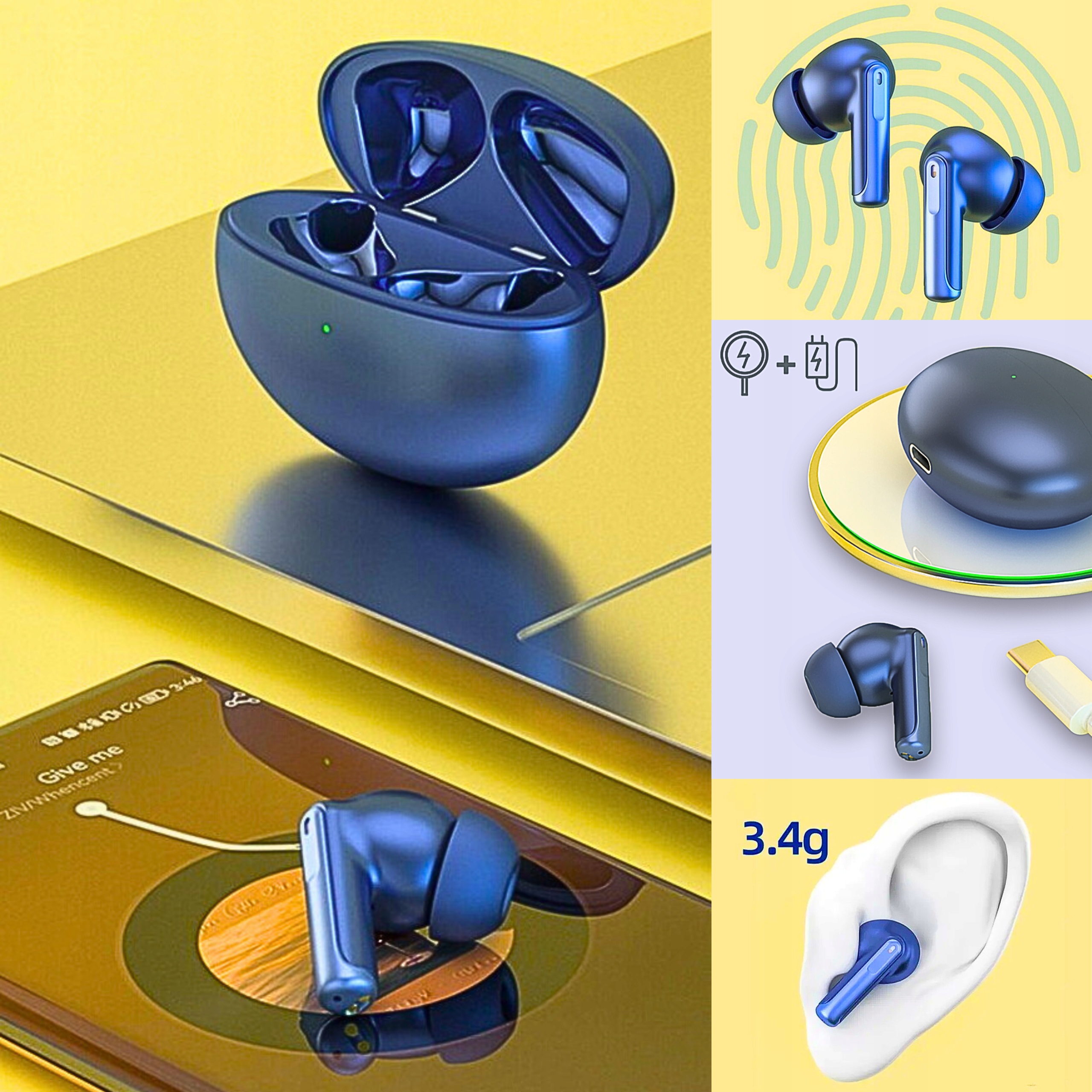 SŁUCHAWKI BEZPRZEWODOWE DOUSZNE ANC + ENC XY-70 DWA MIKROFONY WODOODPORNE Kod producenta SŁUCHAWKI BEZPRZEWODOWE TWS XY-70
