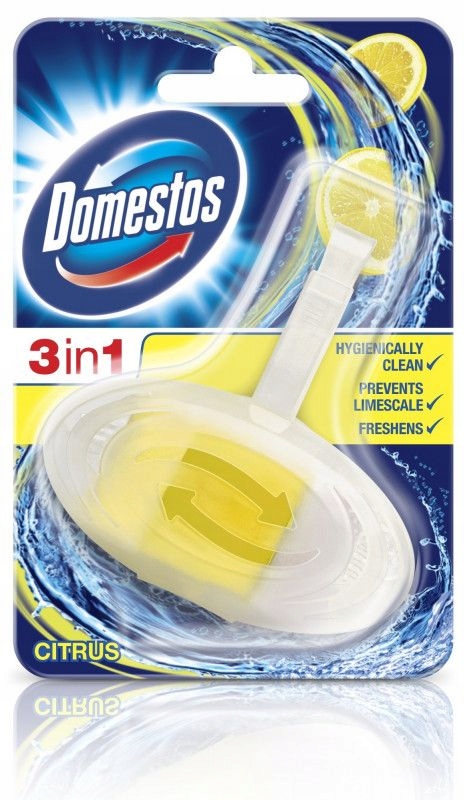 

Kostka do Wc koszyk Domestos 3w1 Yellow 40g cytrus
