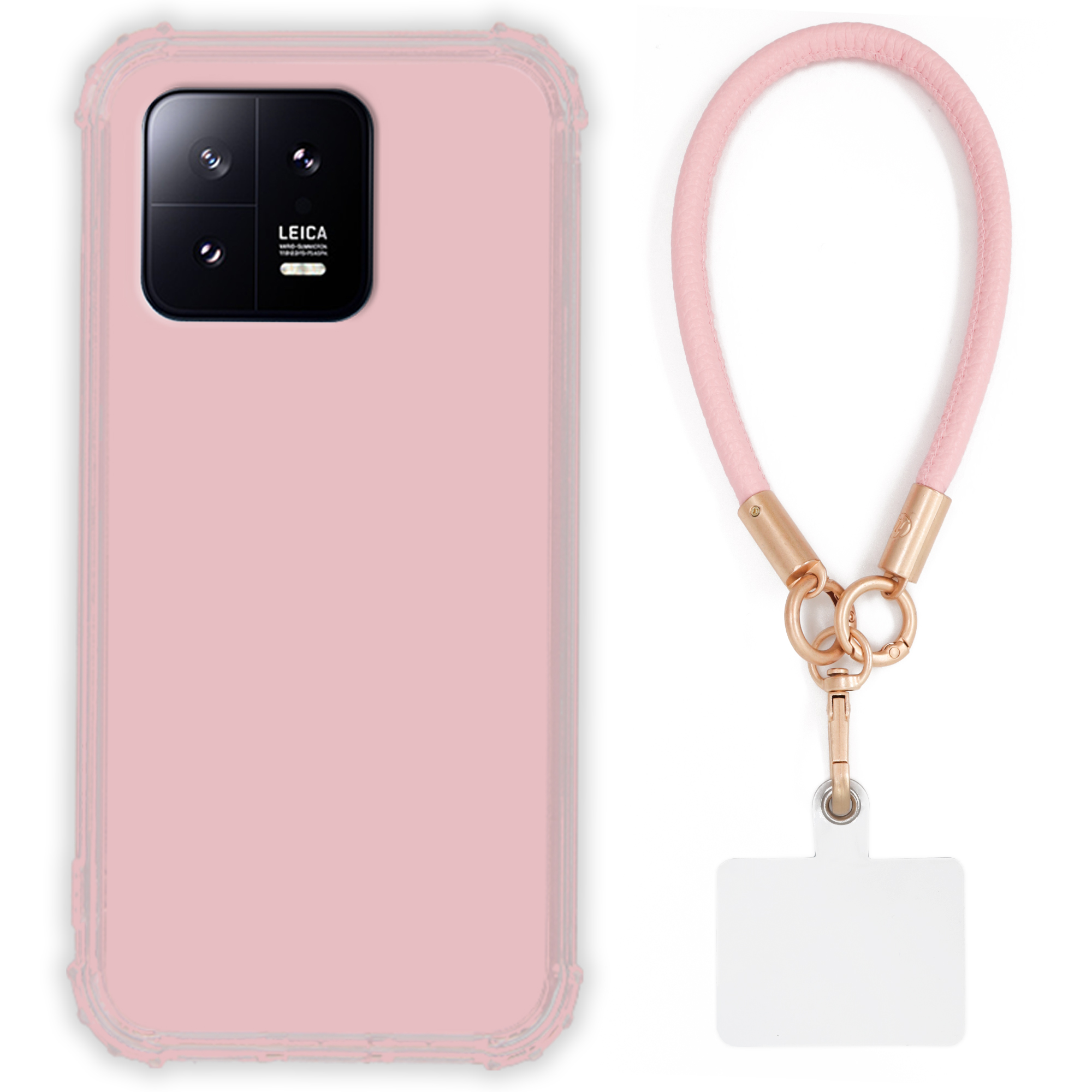Pouzdro pro Xiaomi 13 Pro Case Antishock Pinky Růžové vodítko Sada Odolné