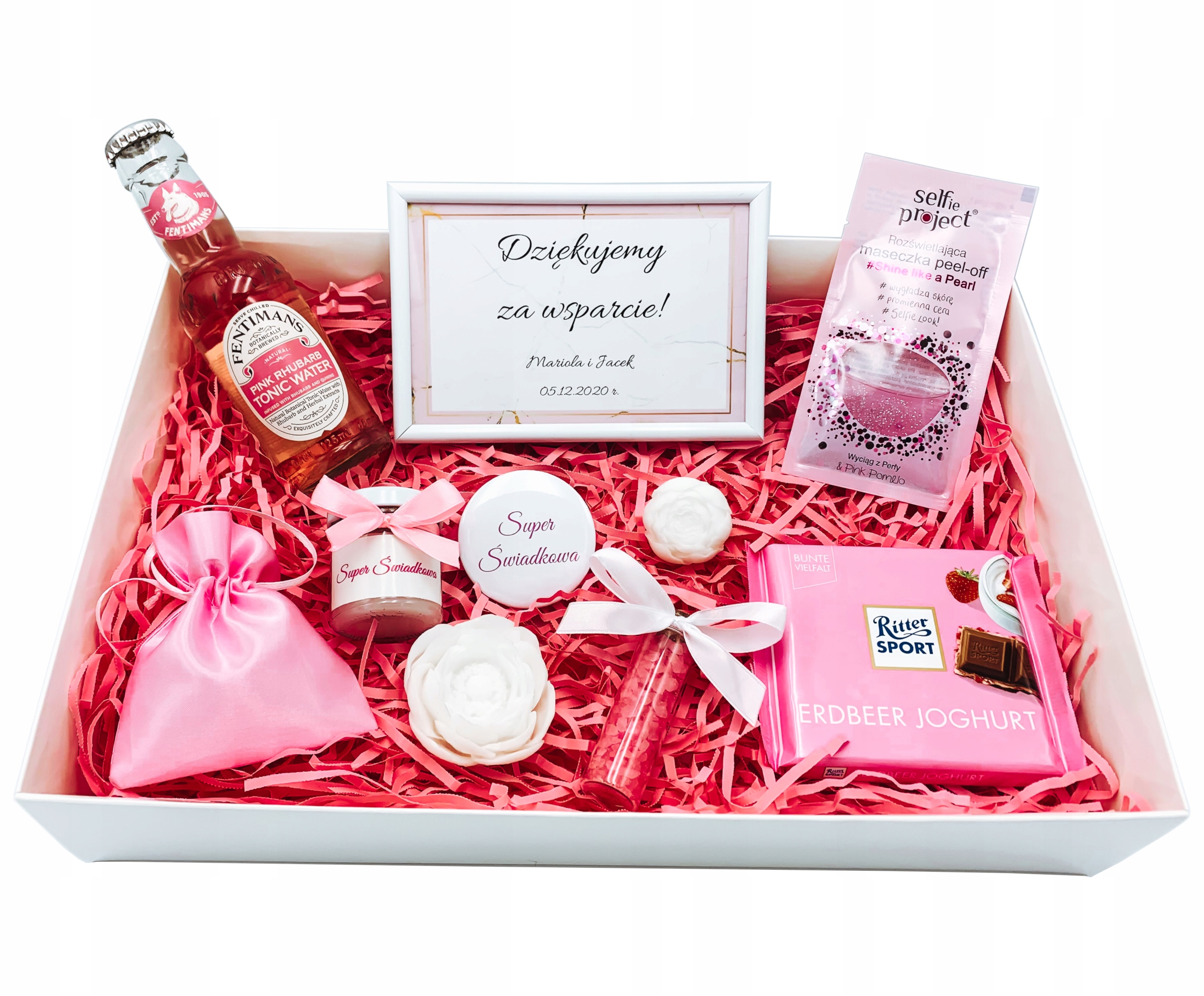 Poděkování Svědkové Dárková Sada Krabička Svatba Svatební Hostina Gift