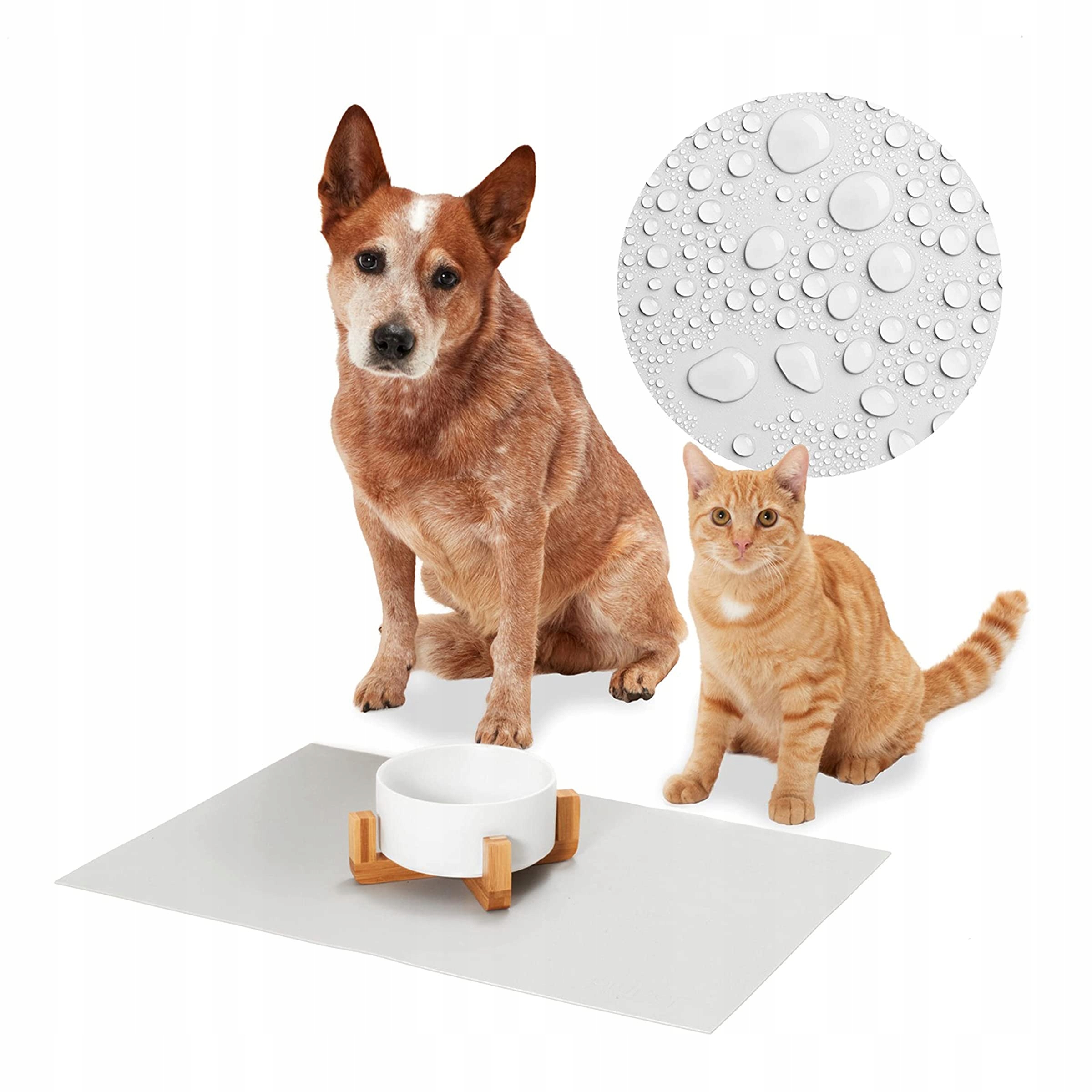 Podložka pod misku PiuPet Silikonová pro psa kočku