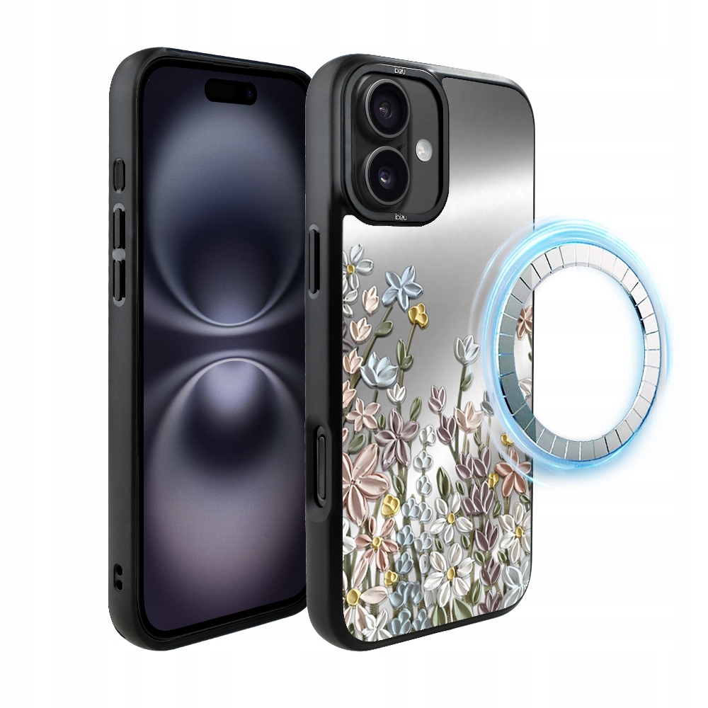 Pouzdro pro iPhone 16 Ibizu DropGuard Matt s MagSafe, Jarní louka