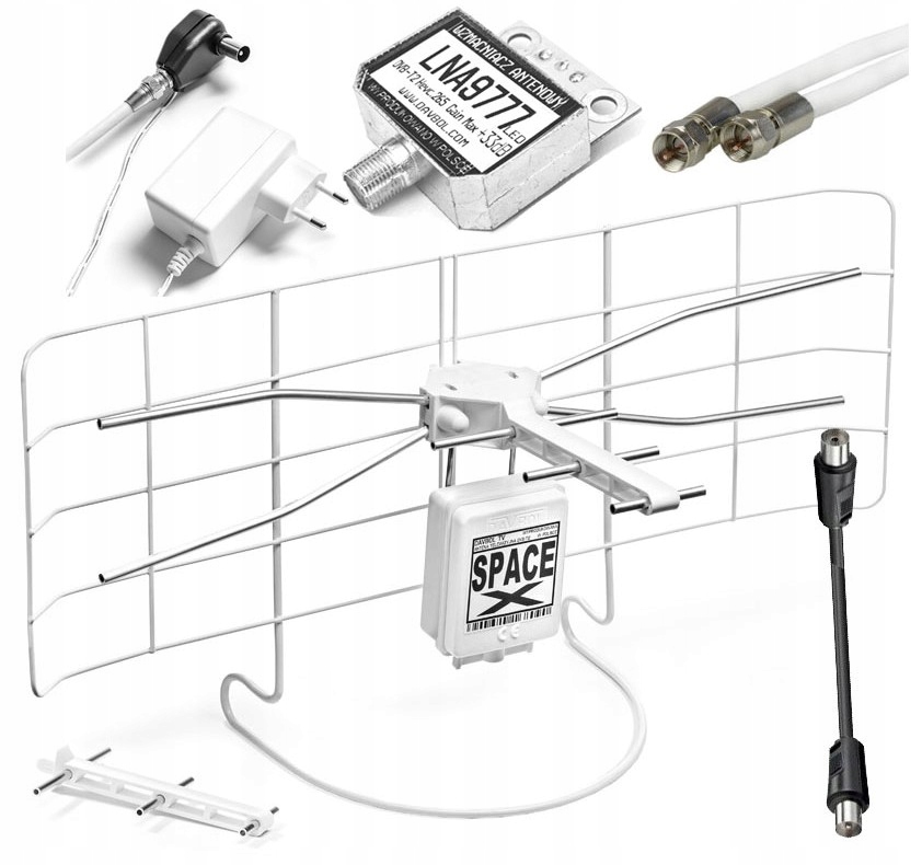 Antena SpaceX z dużą ochroną do telewizji naziemnej na 100km od nadajnika