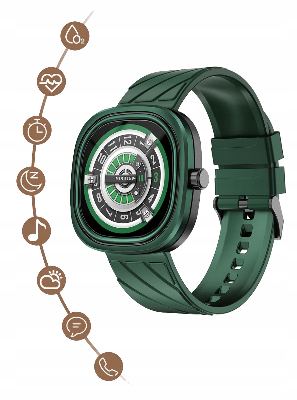 SMARTWATCH ZEGAREK SPORTOWY MĘSKI SMART WATCH SPORT DAMSKI PULS PULSOMETR Kompatybilność systemowa Android iOS