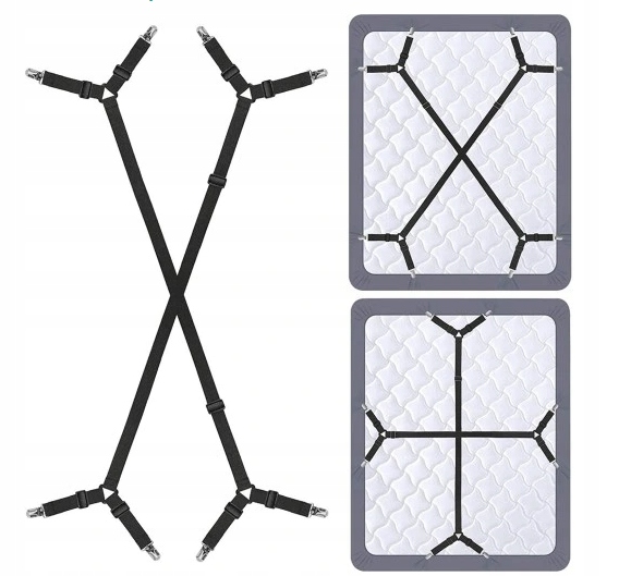 KLIPSY ZAPIĘCIE DO PRZEŚCIERADŁA ELASTYCZNE SZELKI Marka Beede