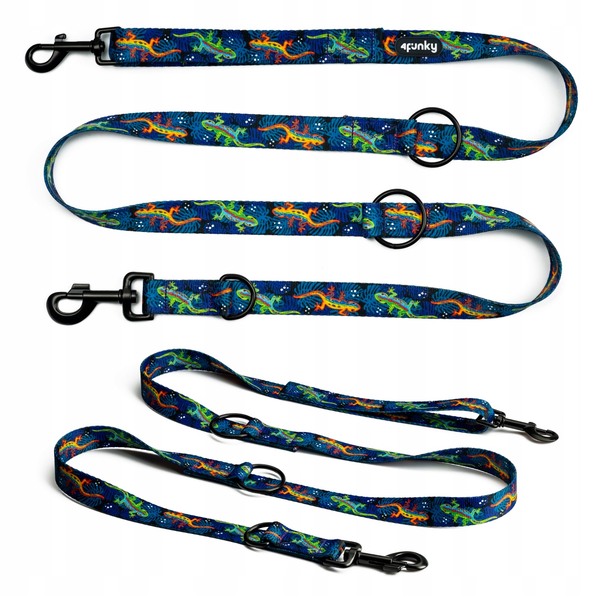 Levně Dlouhá Vodítko pro velkého psa 300 cm L/XL|4Funky Wild Gecko| Silná