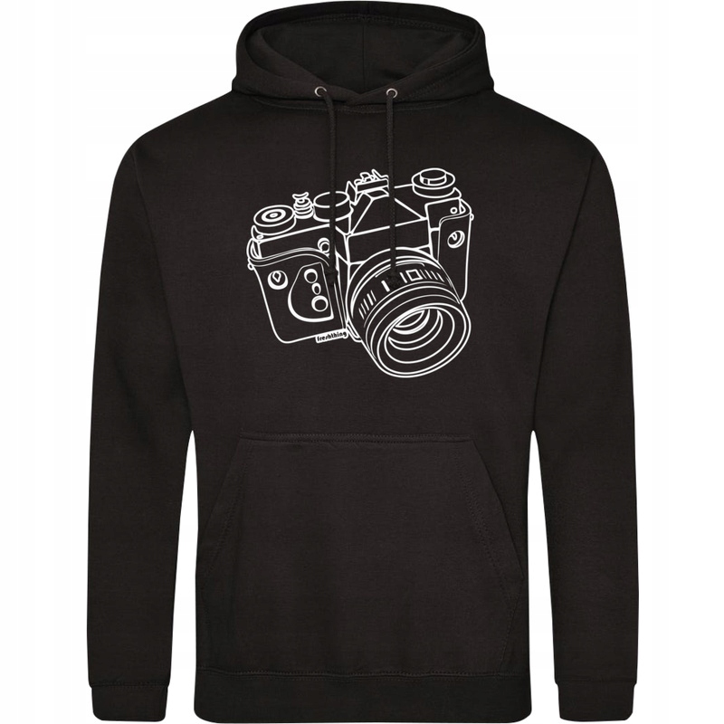 

Zenit Aparat Retro Fotografia Bluza Z Kapturem