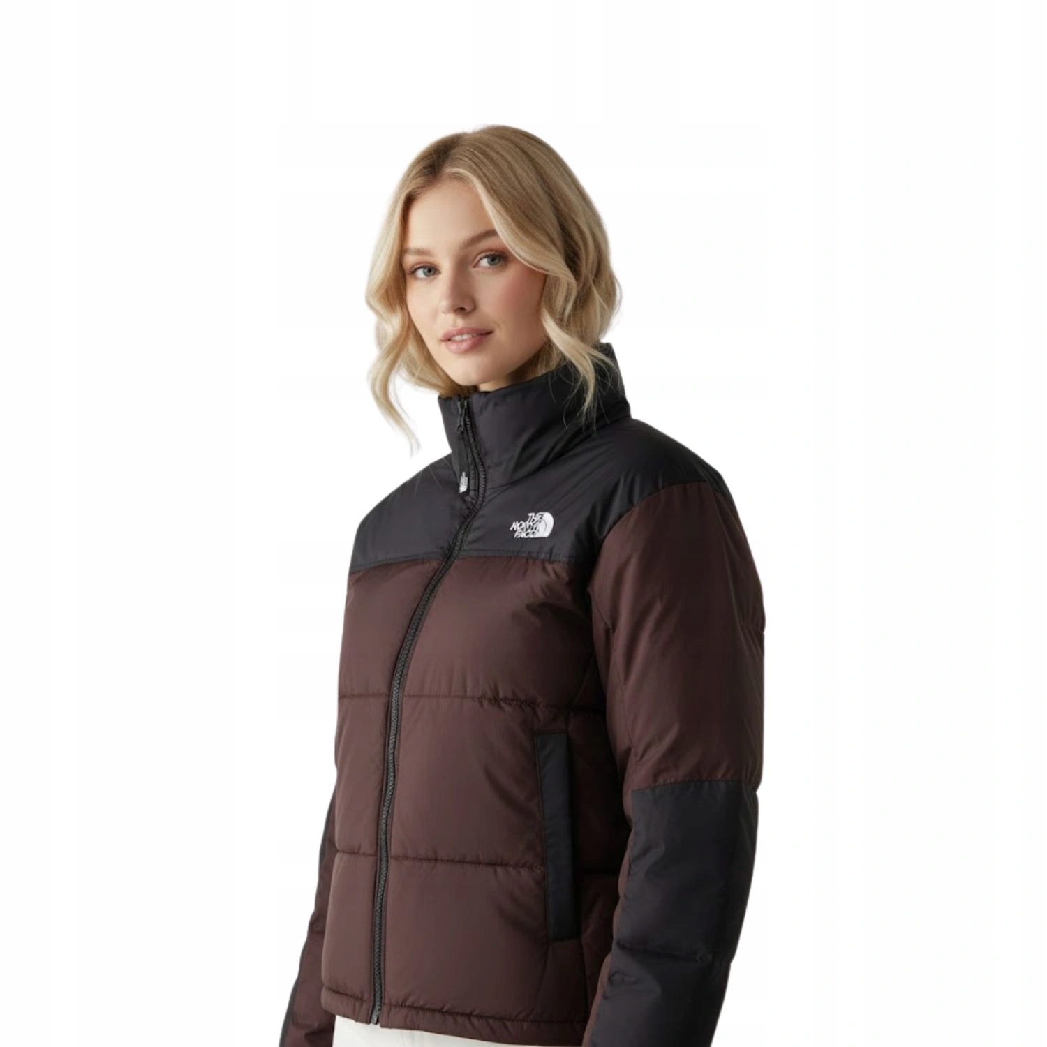 Dámská bunda The North Face Gosei Puffer péřová přechodová prošívaná, velikost Xs