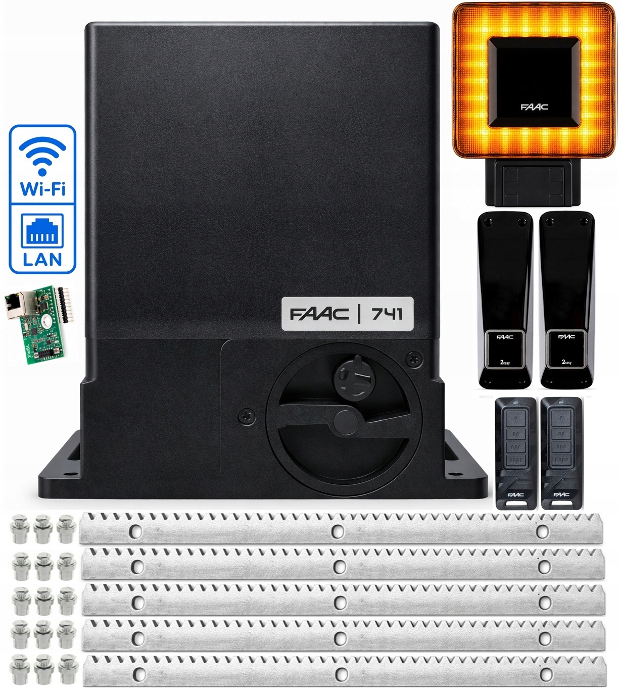 Pohon pre posuvnú bránu Faac 741C DELTA3 do 900 Kg Wifi Lan