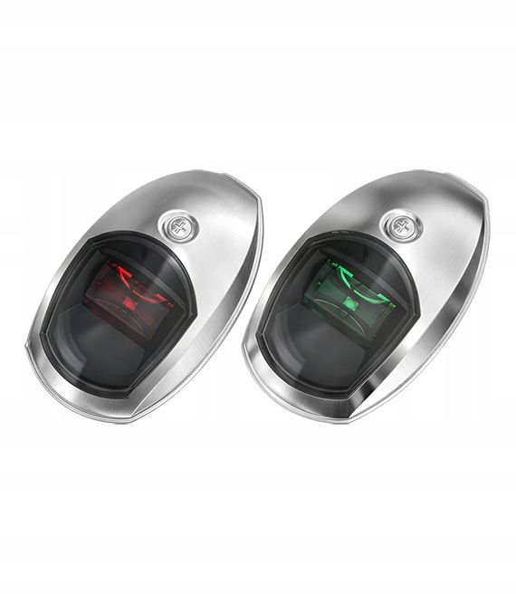 Lampy Nawigacyjne Led Seaflo 2 Szt. Czerwona Zielona 12V Na Jacht Łódź