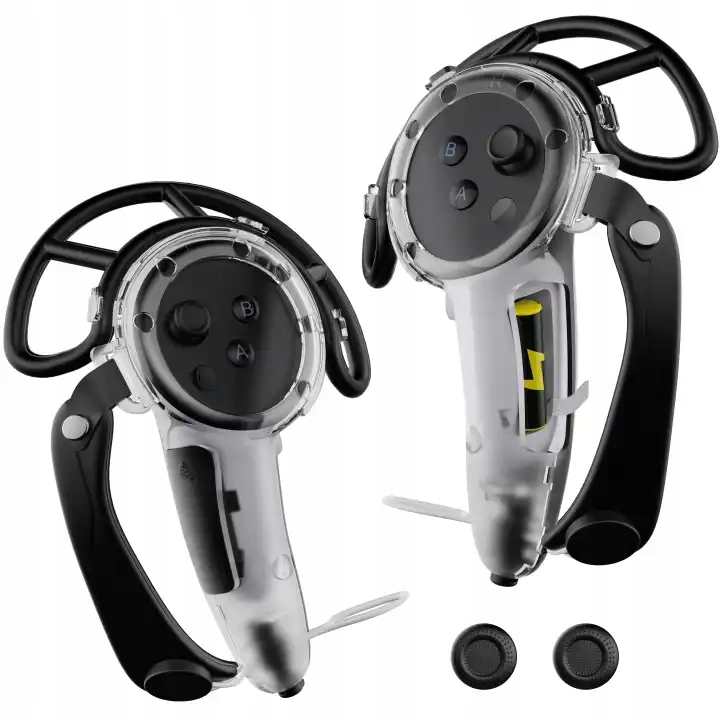 Ikarvr Pokrowce z paskami i zderzakami do kontrolerów gogli Vr Meta Quest 3