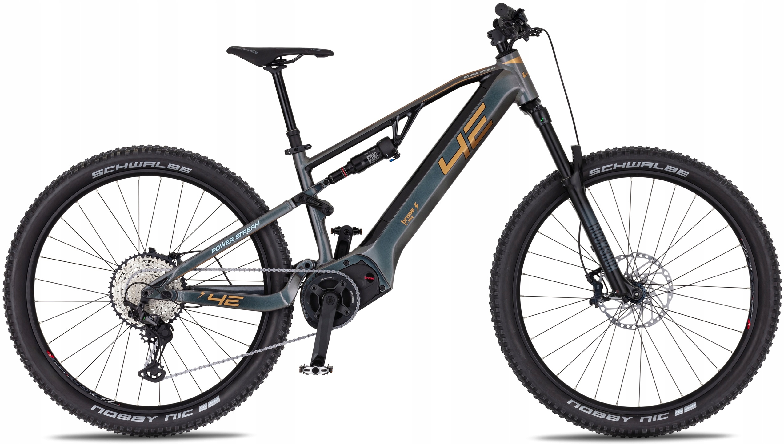 Rower Elektryczny Górski Mtb Full 4EVER Powerstream 29" Shimano Xt Brose 4E