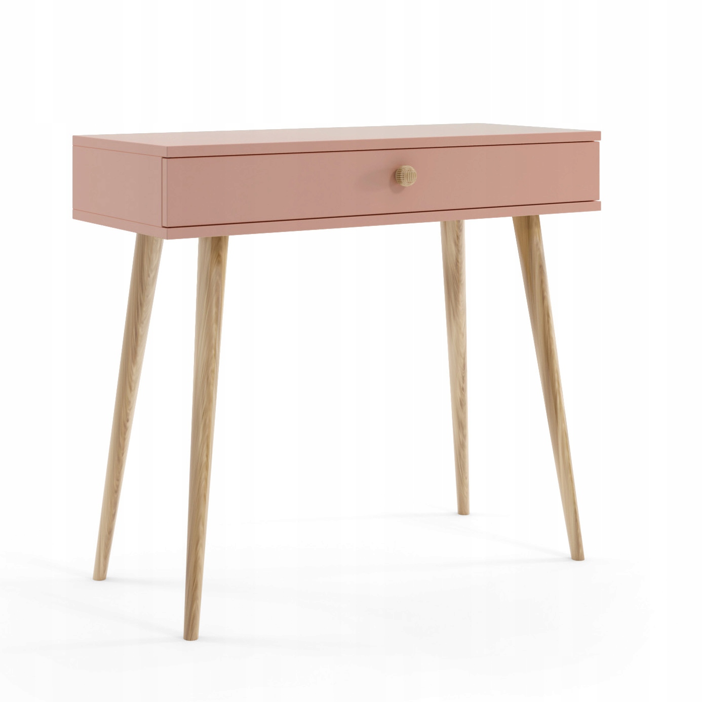 Konsola toaletka z szufladą w stylu skandynawskim