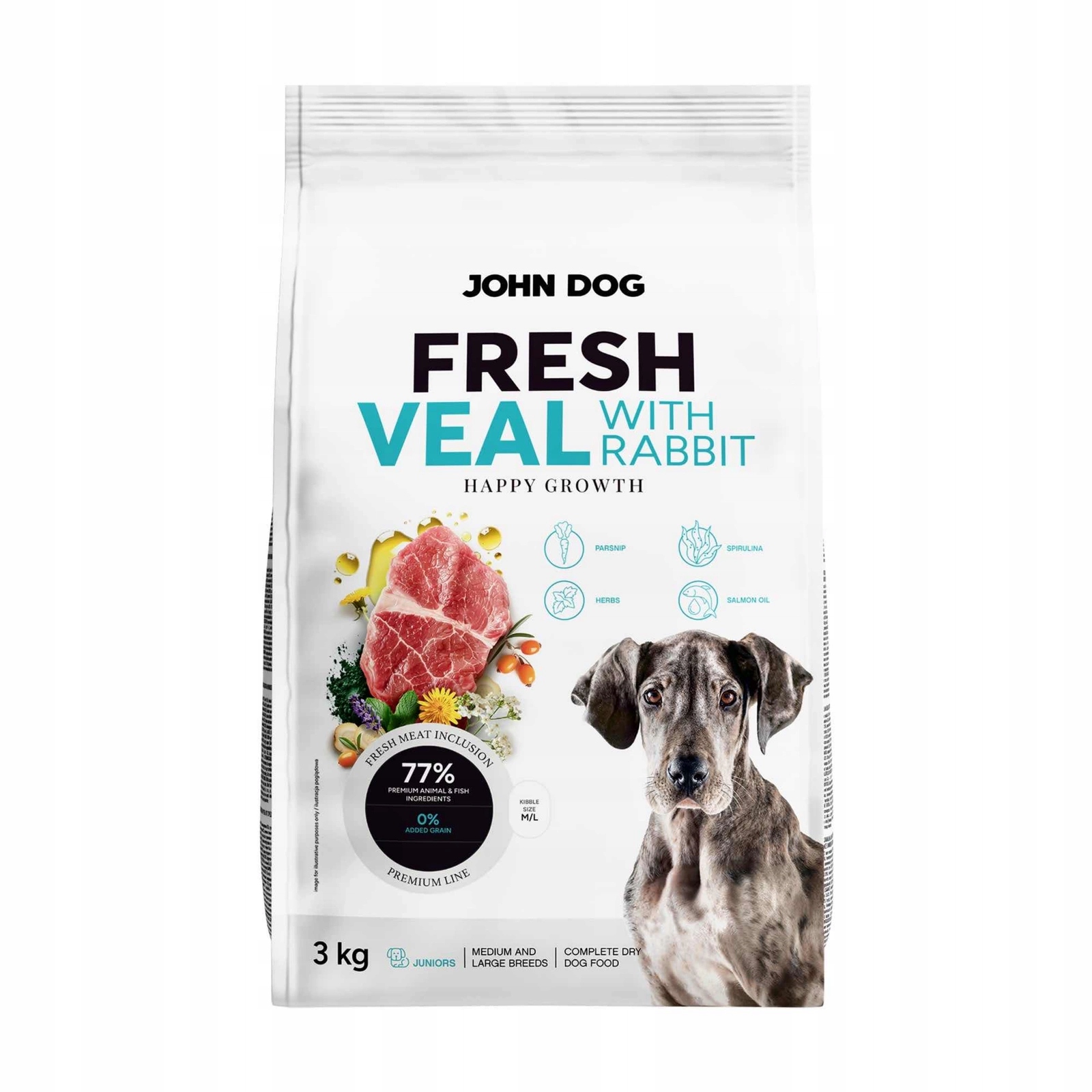 Levně John Dog Krmivo pro štěňata 3 kg