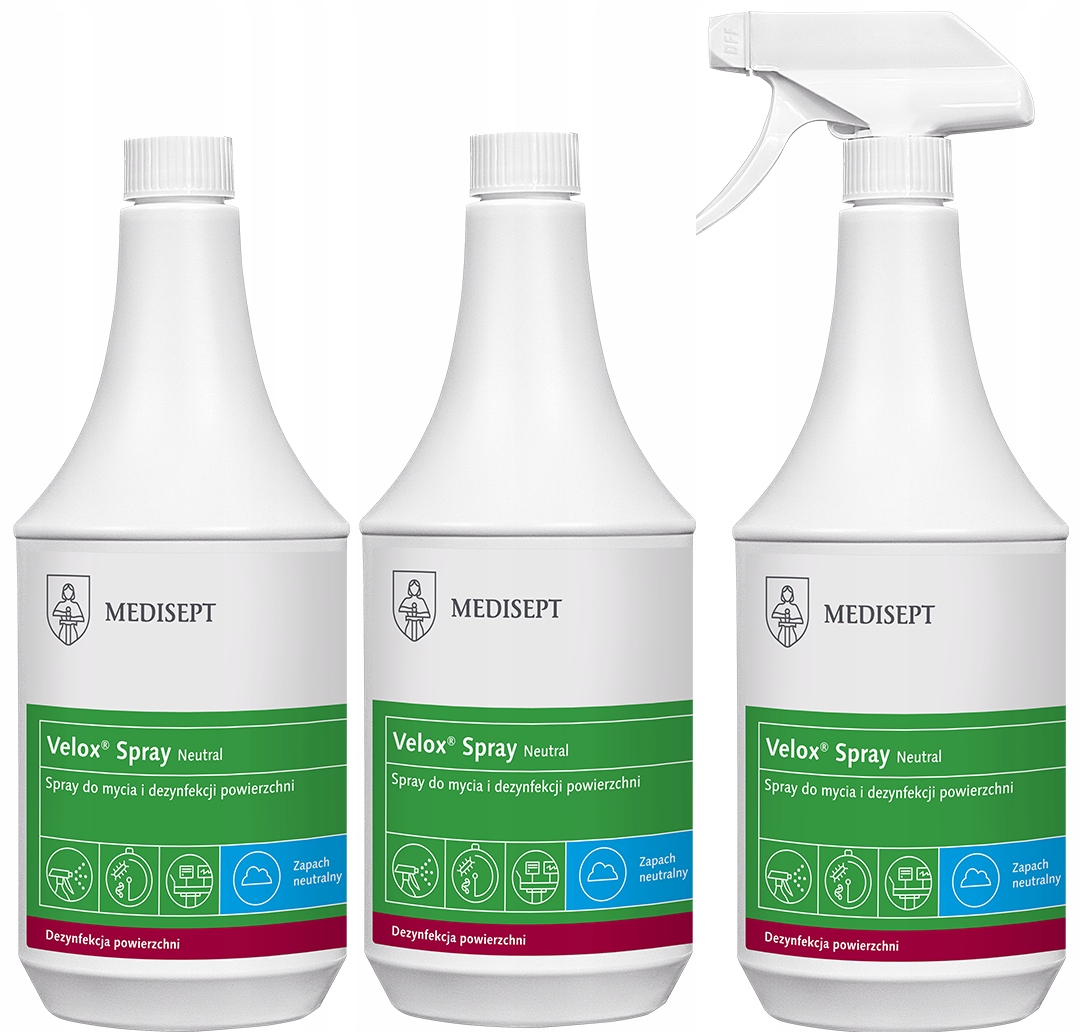 

Velox Spray Neutral Dezynfekcja Powierzchni 3L