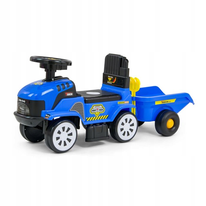 Milly Mally Pojazd Rolly Plus Blue Z Przyczepka